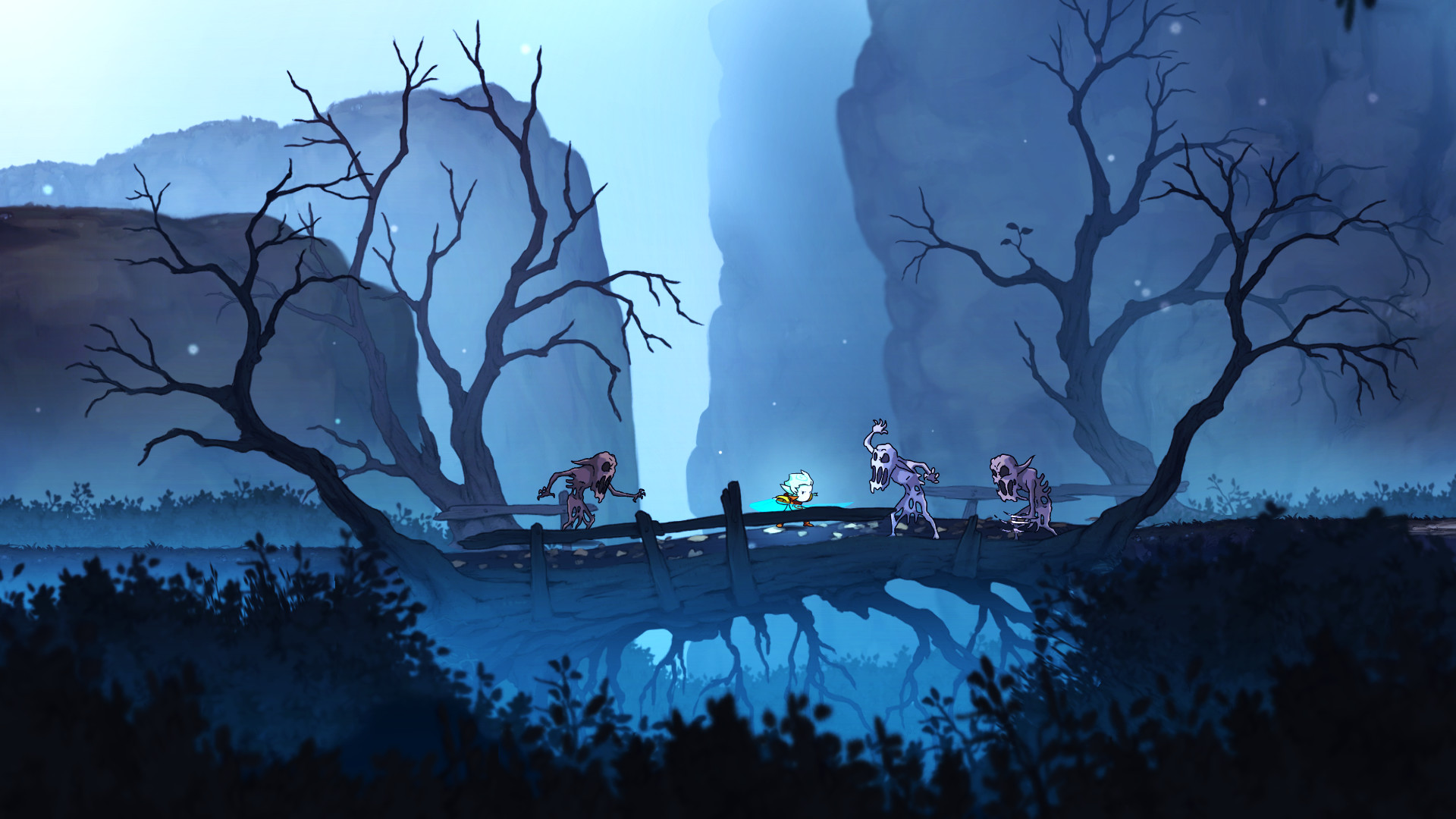 手绘横版卷轴新作《格雷克：蓝色记忆》免费DEMO(2)